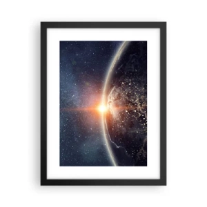 Póster en marco negro - En una nueva perspectiva - 30x40 cm