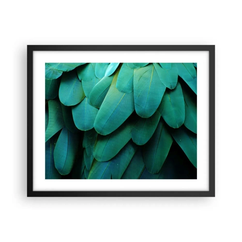 Póster en marco negro - La precisión de la naturaleza - 50x40 cm