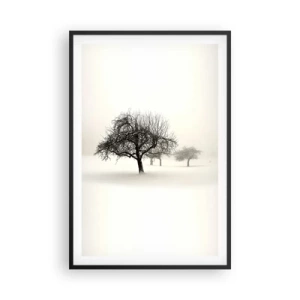 Póster en marco negro - Sueño de invierno - 61x91 cm