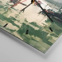 Esfera sin numeración, con rayas