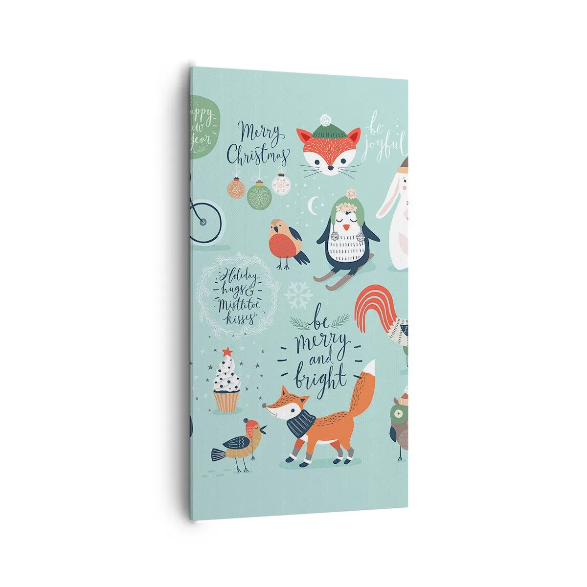 Cuadro sobre lienzo - Impresión de Imagen - ¡Que siempre sea Navidad! - 65x120 cm