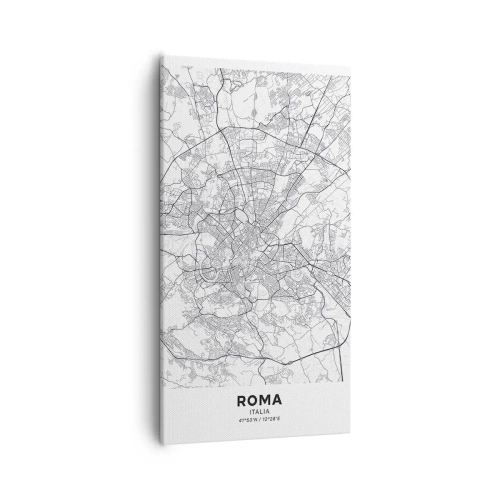 Cuadro sobre lienzo - Impresión de Imagen - El círculo romano - 55x100 cm