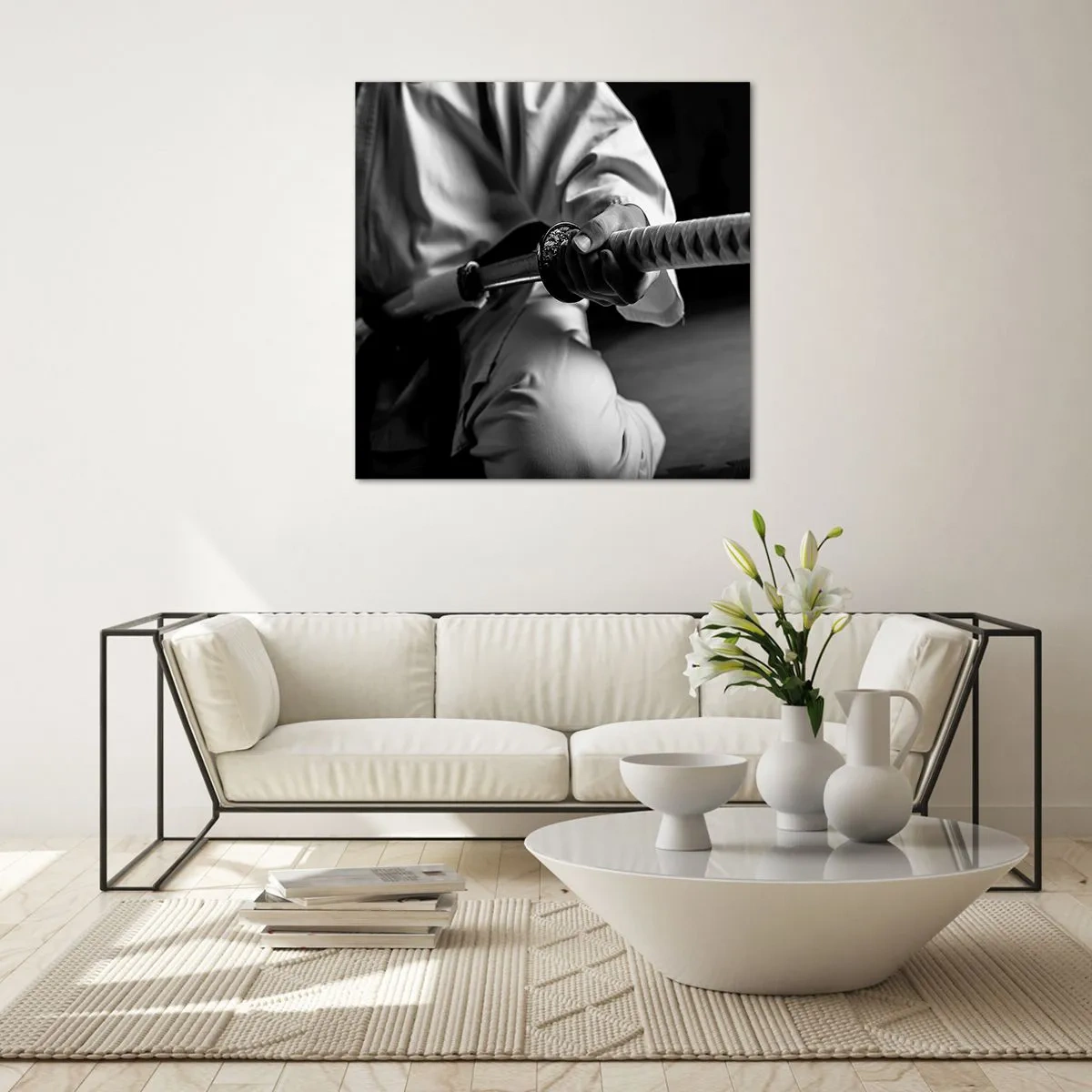 Cuadro sobre vidrio - Impresiones sobre Vidrio - Alma de guerrero - 60x60 cm