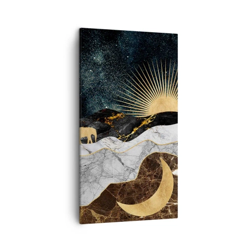 Cuadro sobre lienzo - Impresión de Imagen - Leyes eternas - 45x80 cm