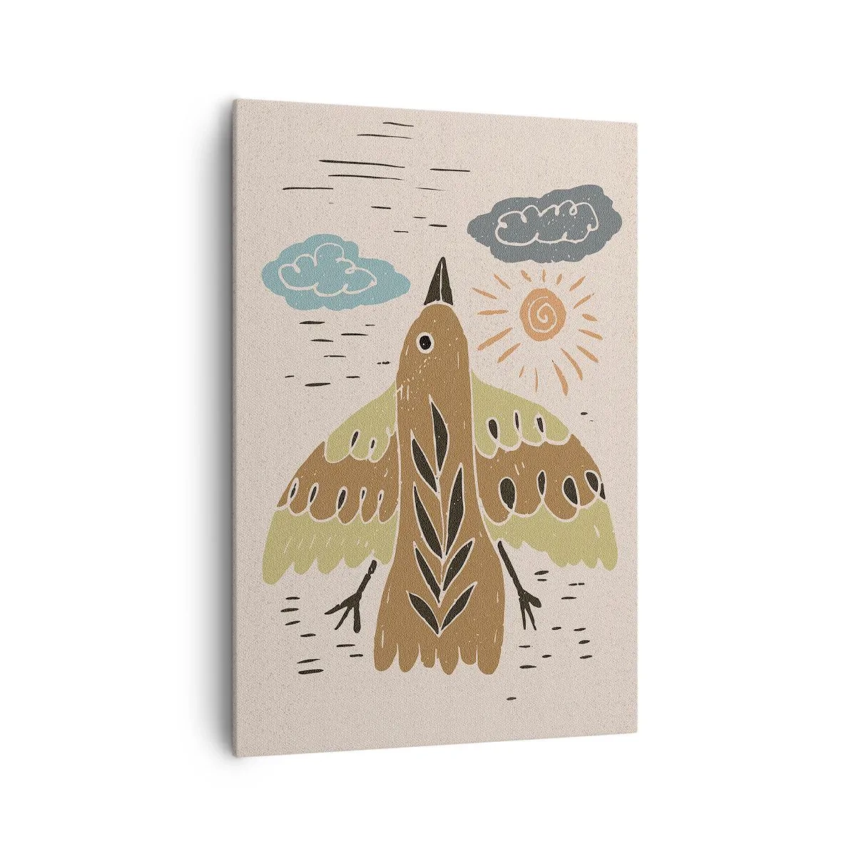 Cuadro sobre lienzo - Impresión de Imagen - Vuelo alegre - 70x100 cm