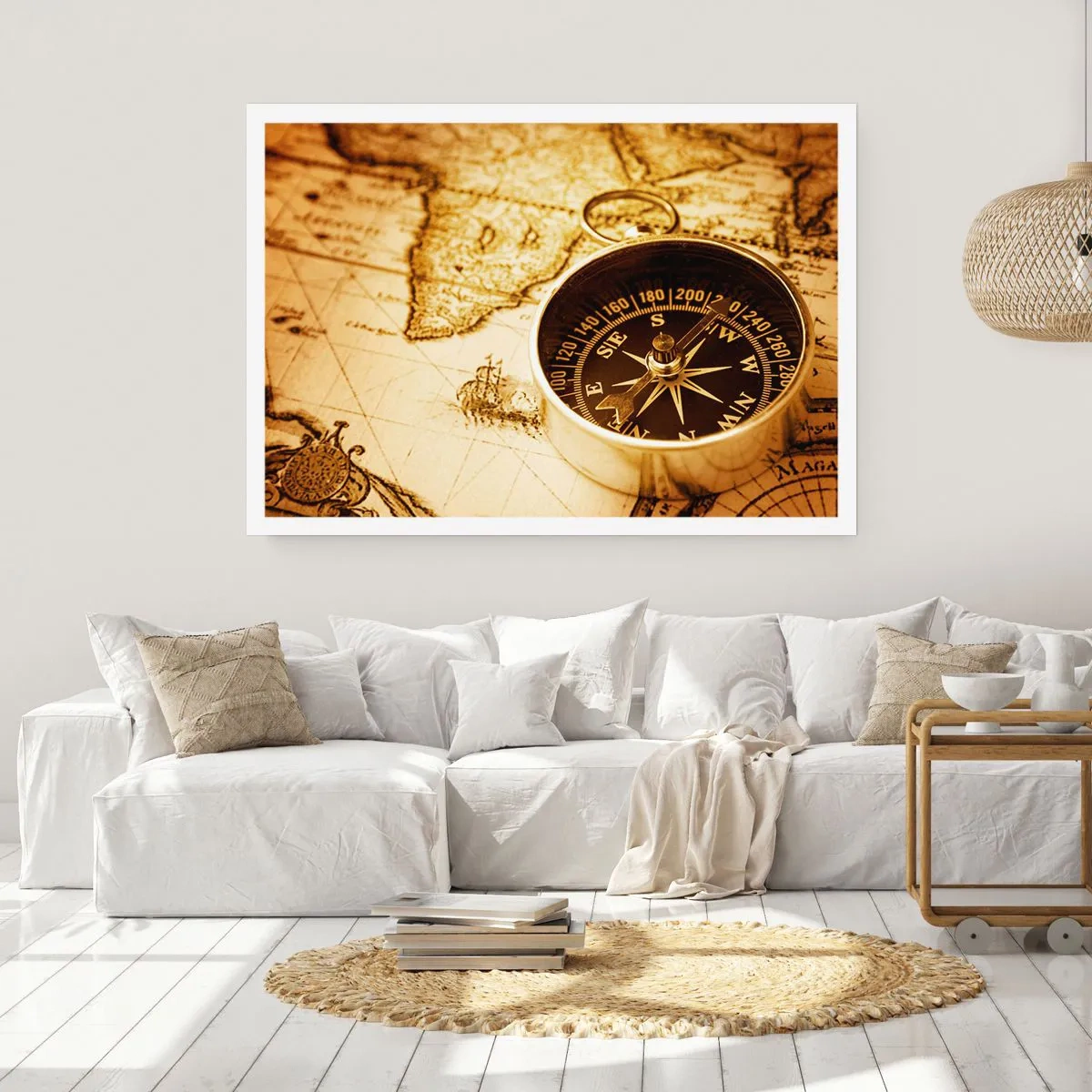 Póster - ¿Este u Oeste? - 50x40 cm