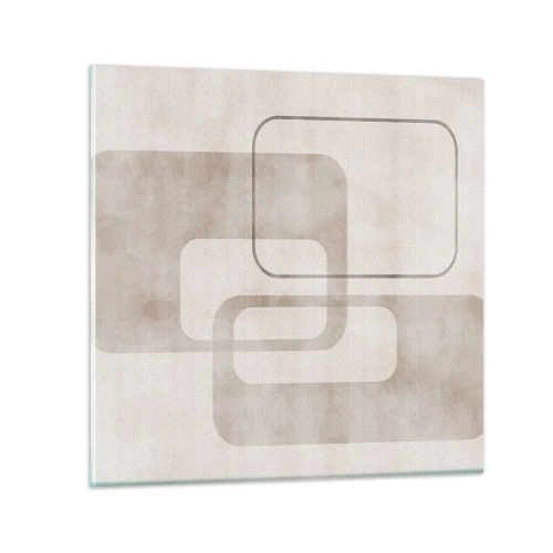 Cuadro sobre vidrio - Impresiones sobre Vidrio - Fuga geométrica - 60x60 cm