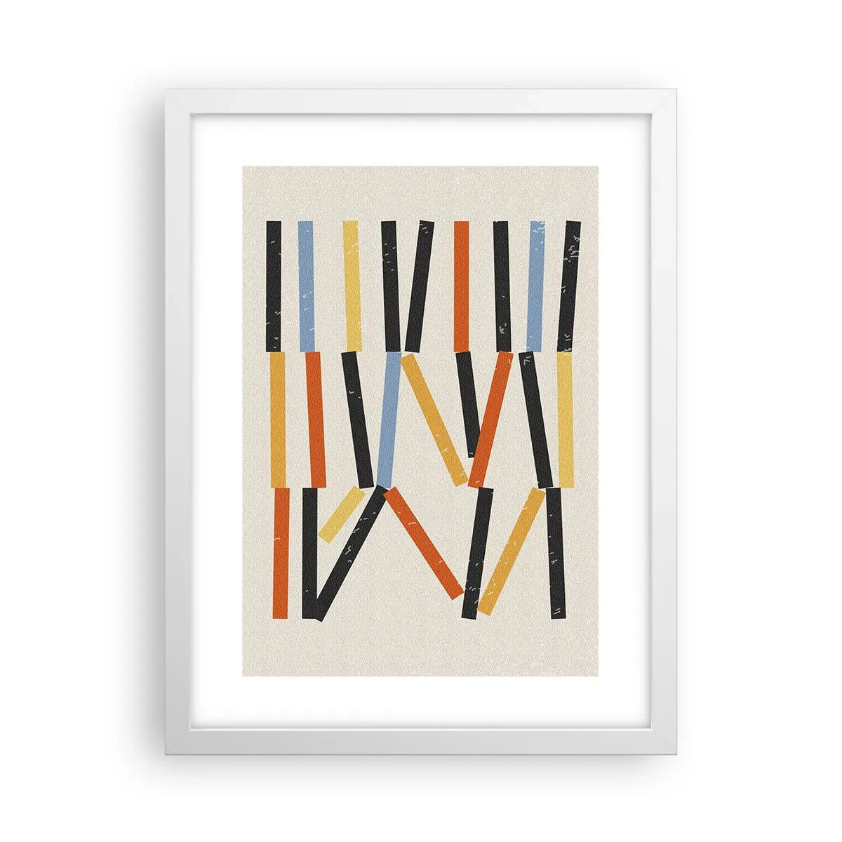 Póster en marco blanco - Composición horizontal - 30x40 cm