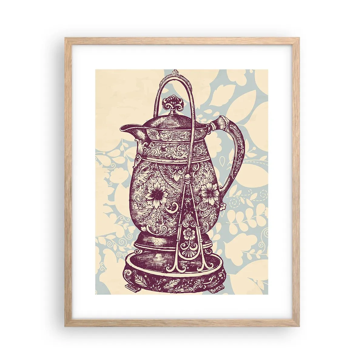 Póster en marco roble claro - La belleza de lo cotidiano - 40x50 cm