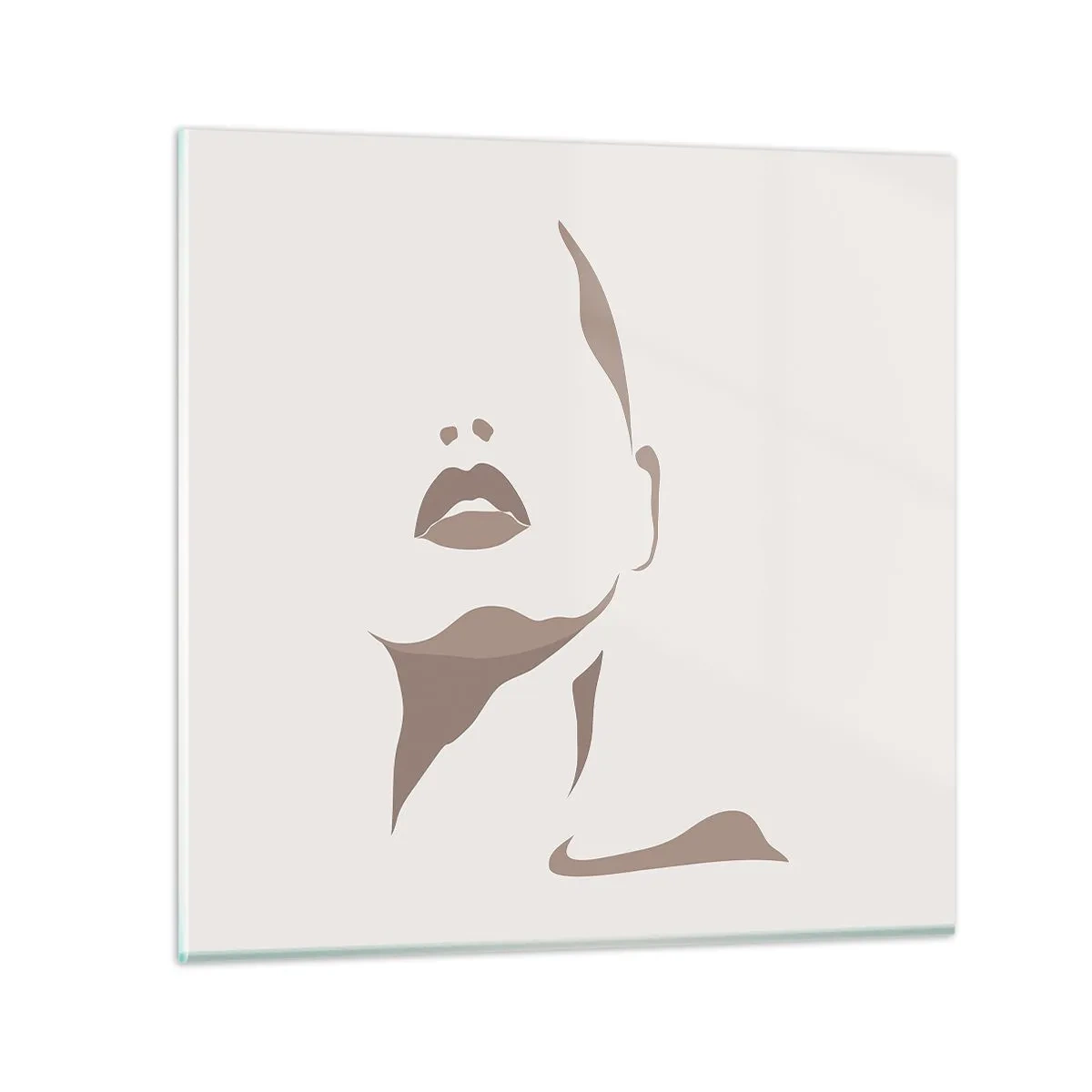 Cuadro sobre vidrio - Impresiones sobre Vidrio - Creación a partir de la luz y la sombra - 40x40 cm