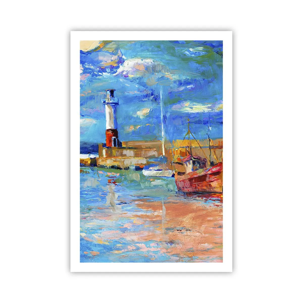Póster - Tarde en la bahía del arco iris - 61x91 cm