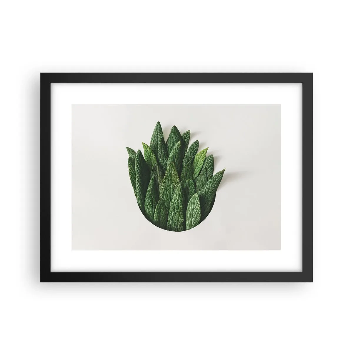 Póster en marco negro - Curiosidad desenfrenada - 40x30 cm