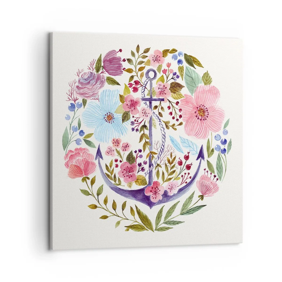 Cuadro sobre lienzo - Impresión de Imagen - El sueño reparador de un marinero - 50x50 cm