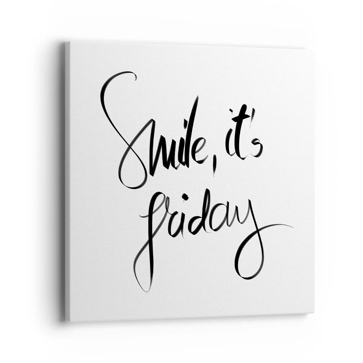 Cuadro sobre lienzo - Impresión de Imagen - La verdadera alegría - 40x40 cm