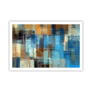 Póster - A través del velo azul - 91x61 cm