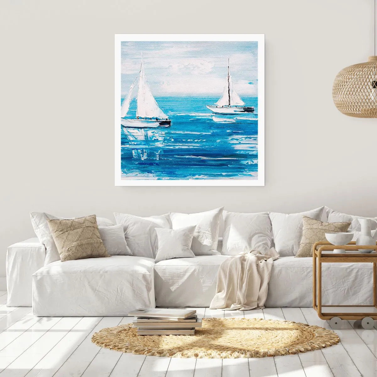 Póster - Con un amigo a tu lado - 60x60 cm