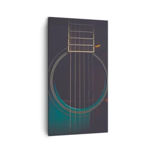 Cuadro sobre lienzo - Impresión de Imagen - Un momento antes de que suene - 45x80 cm