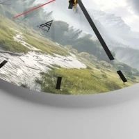 Esfera sin numeración, con rayas