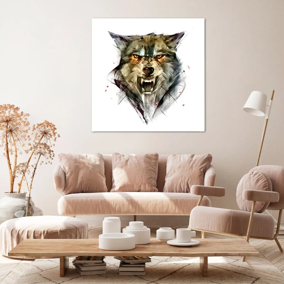 Cuadro sobre lienzo - Impresión de Imagen - ¡No te muevas! - 60x60 cm