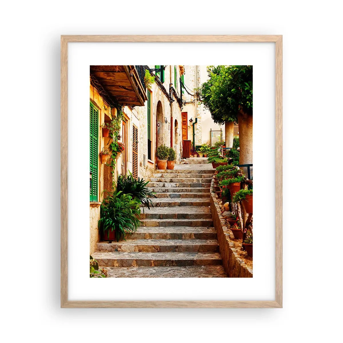 Póster en marco roble claro - La magia de unas vacaciones en España - 40x50 cm