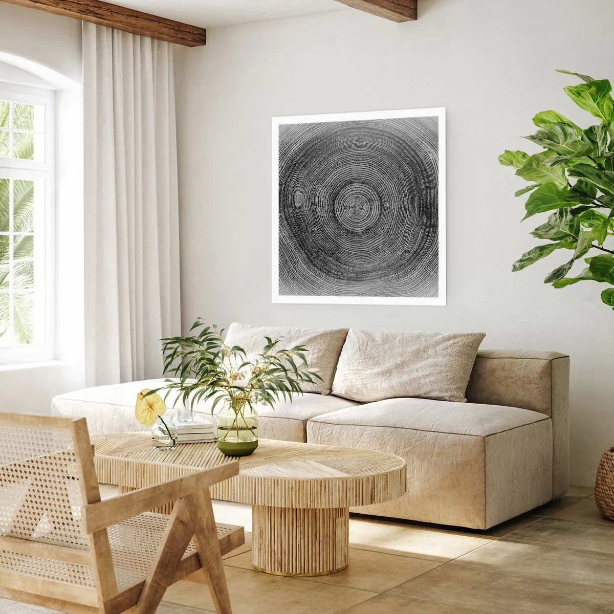 Póster - El paso del tiempo - 30x30 cm