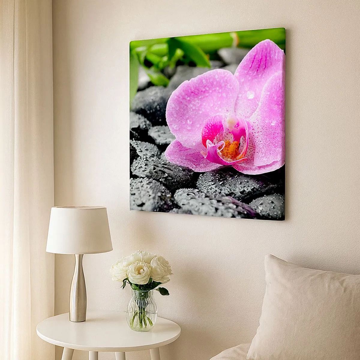 Cuadro sobre lienzo - Impresión de Imagen - Como un corazón abierto - 30x30 cm