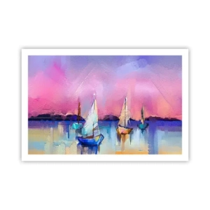 Póster - Dirección alta mar - 91x61 cm