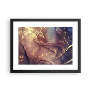 Póster en marco negro - Materia y espíritu - 40x30 cm