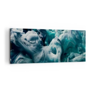 Cuadro sobre lienzo - Impresión de Imagen - Un movimiento de color - 100x40 cm