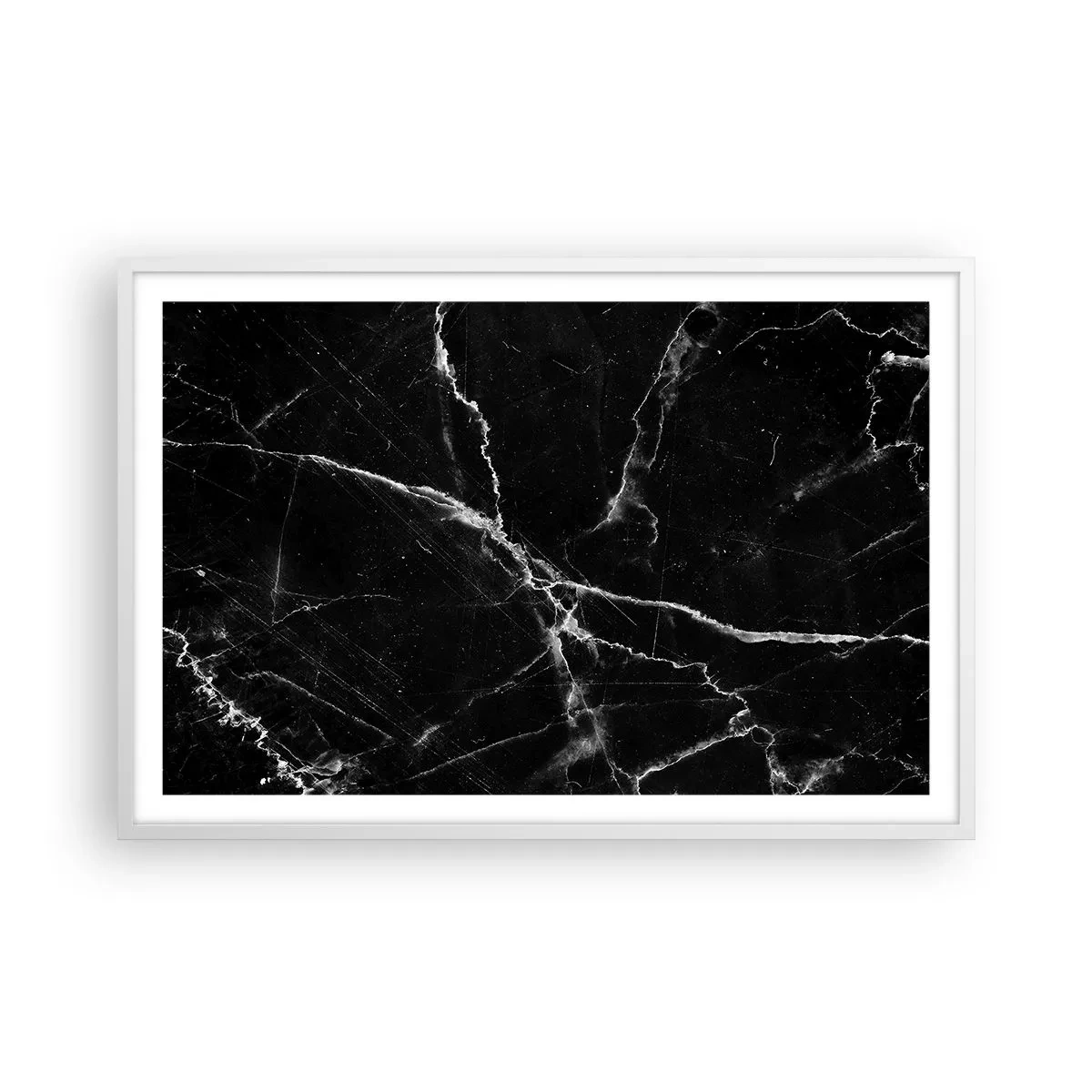 Póster en marco blanco - La vida secreta de la piedra - 91x61 cm