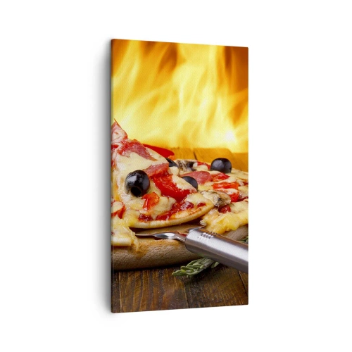 Cuadro sobre lienzo - Impresión de Imagen - Desde Italia con amor - 45x80 cm