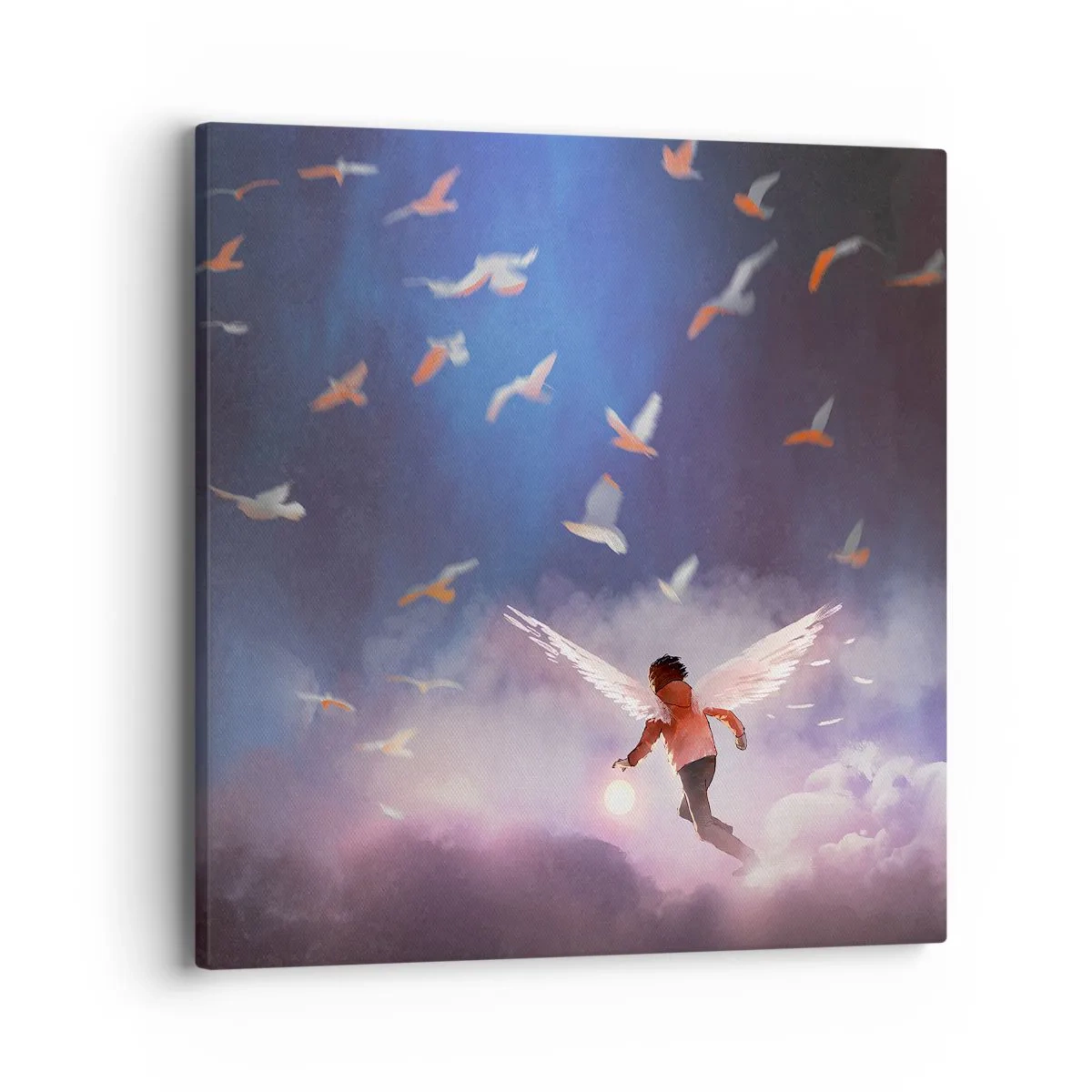 Cuadro sobre lienzo - Impresión de Imagen - Imaginación y valor - 40x40 cm