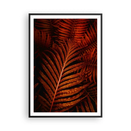 Póster en marco negro - Las brasas de la vida - 70x100 cm