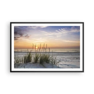 Póster en marco negro - Mira, piensa, siente - 91x61 cm