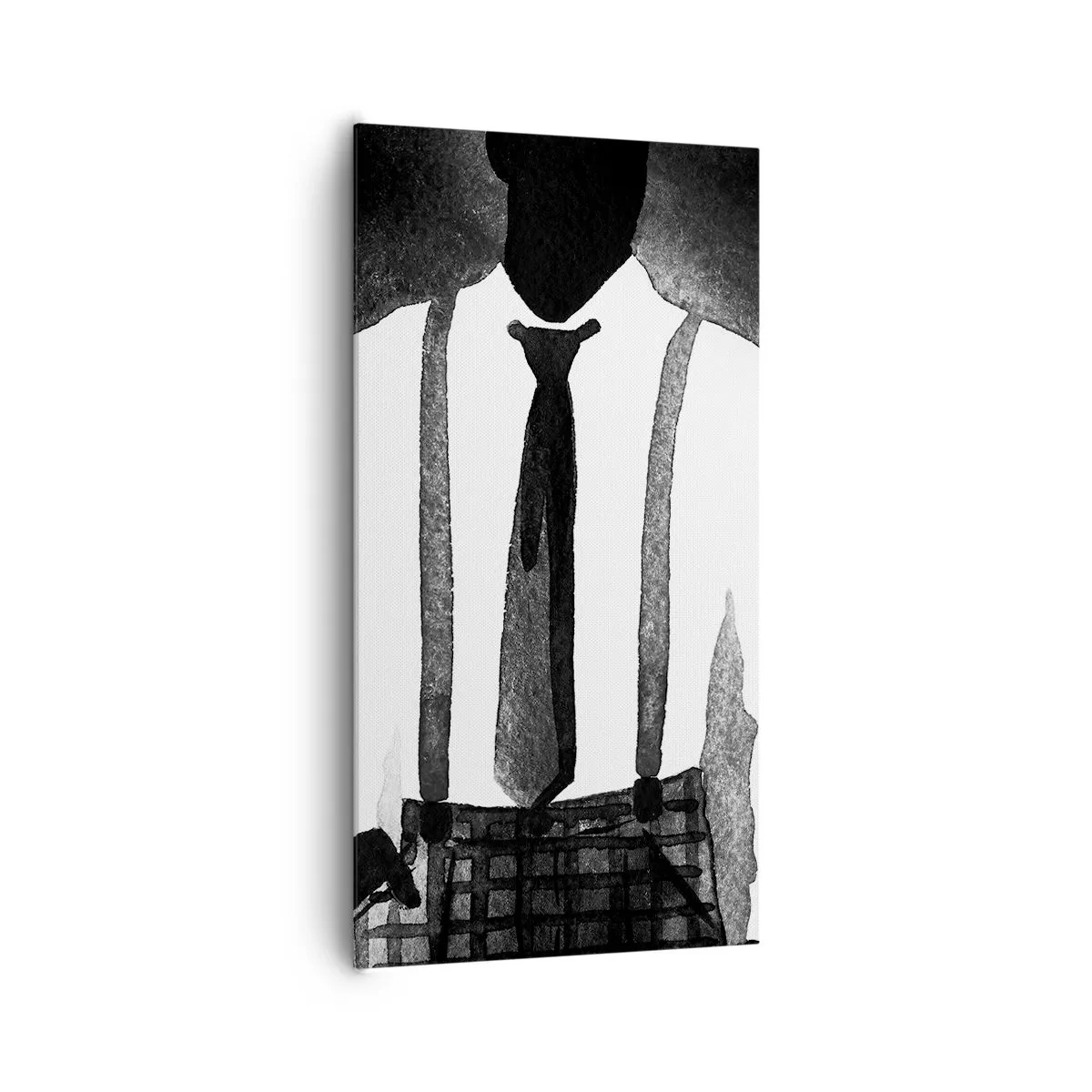 Cuadro sobre lienzo - Impresión de Imagen - En un ambiente noir - 65x120 cm