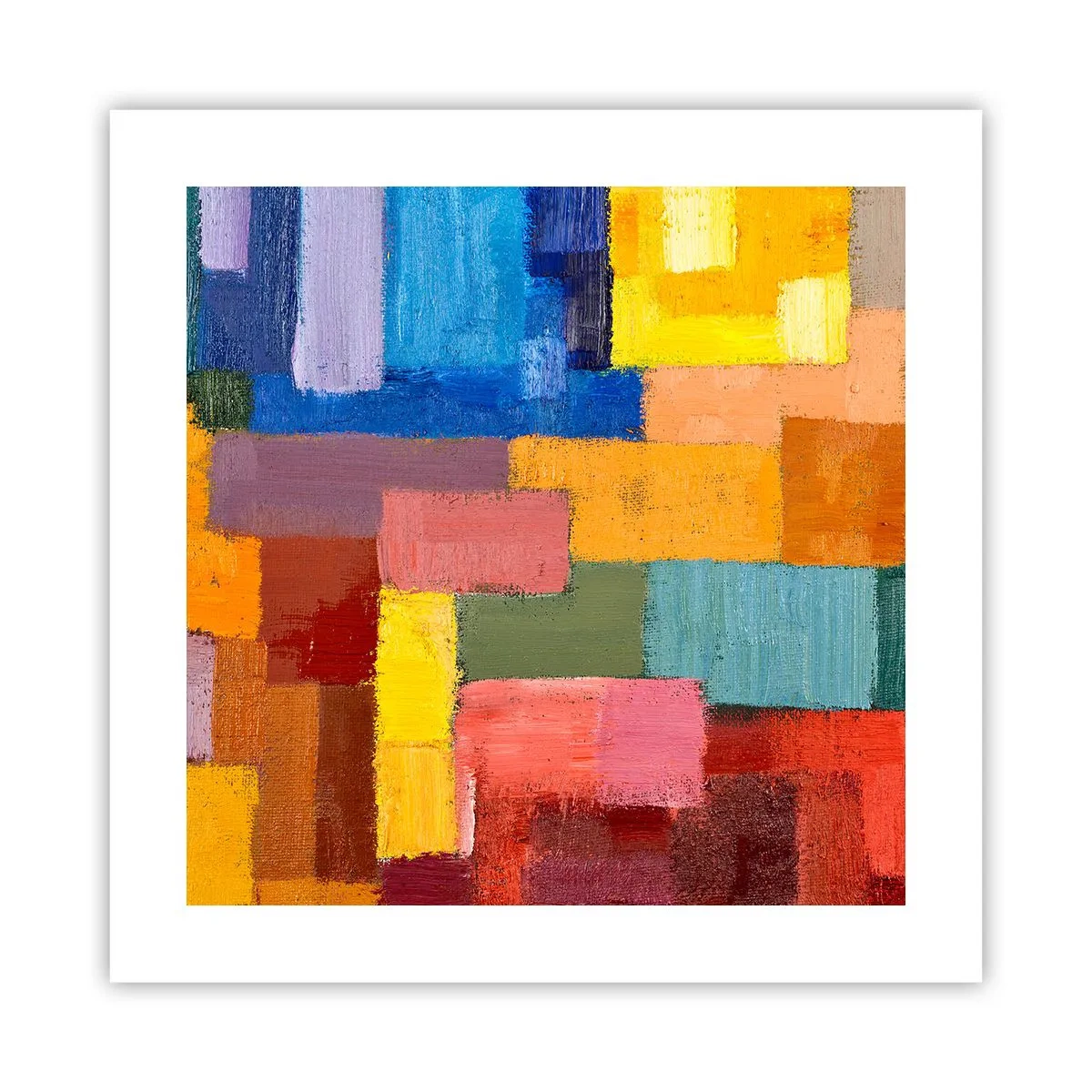 Póster - Cada una diferente, todas coloridas - 40x40 cm
