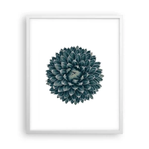 Póster en marco blanco - Estrella del desierto - 40x50 cm