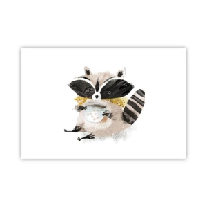 Póster - Mi amigo mapache - 91x61 cm