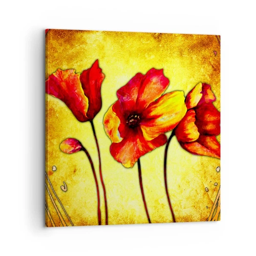 Cuadro sobre lienzo - Impresión de Imagen - En decoración Art Nouveau - 60x60 cm
