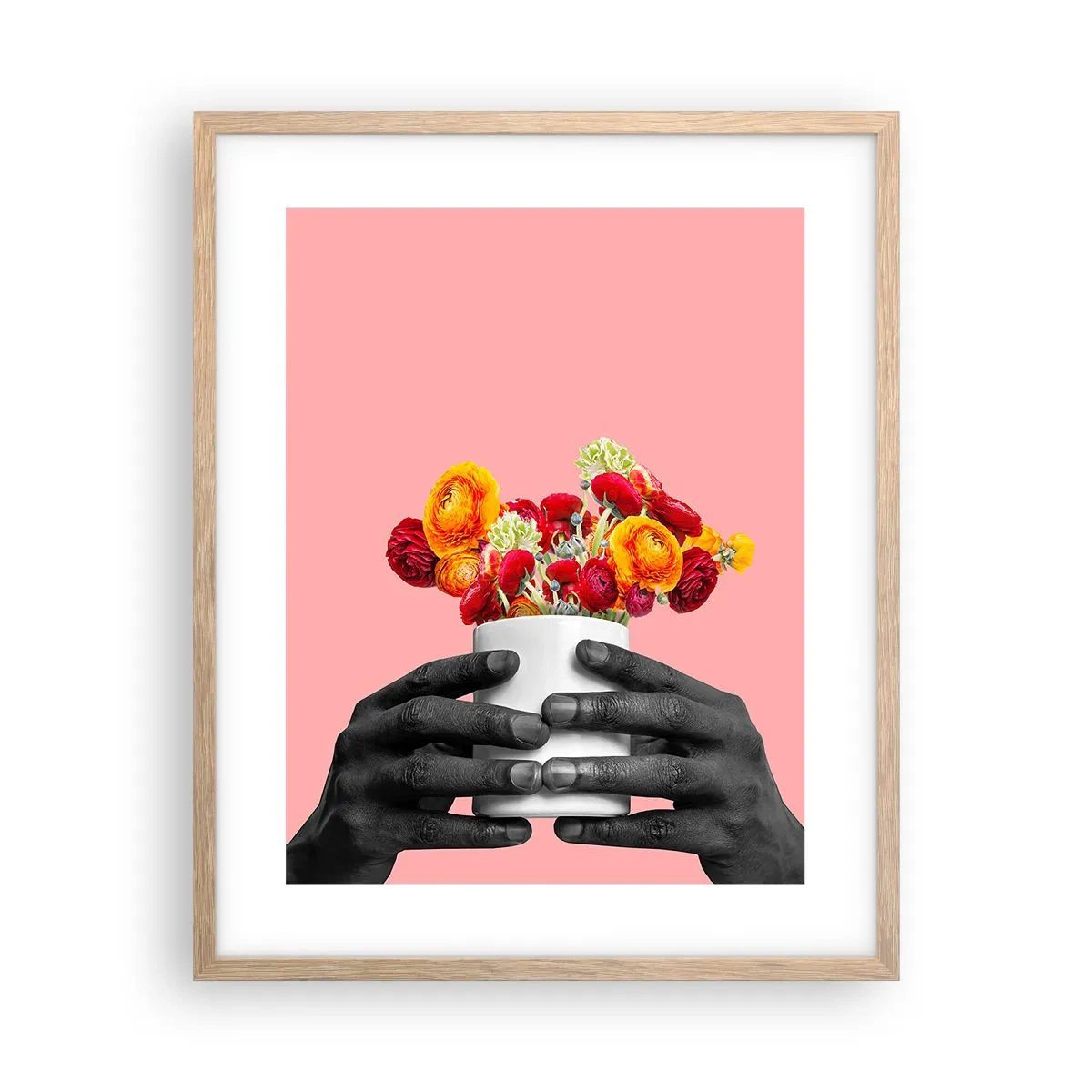 Póster en marco roble claro - La apoteosis de la vida - 40x50 cm