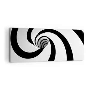 Cuadro sobre lienzo - Impresión de Imagen - ¿Ceder al torbellino? - 100x40 cm