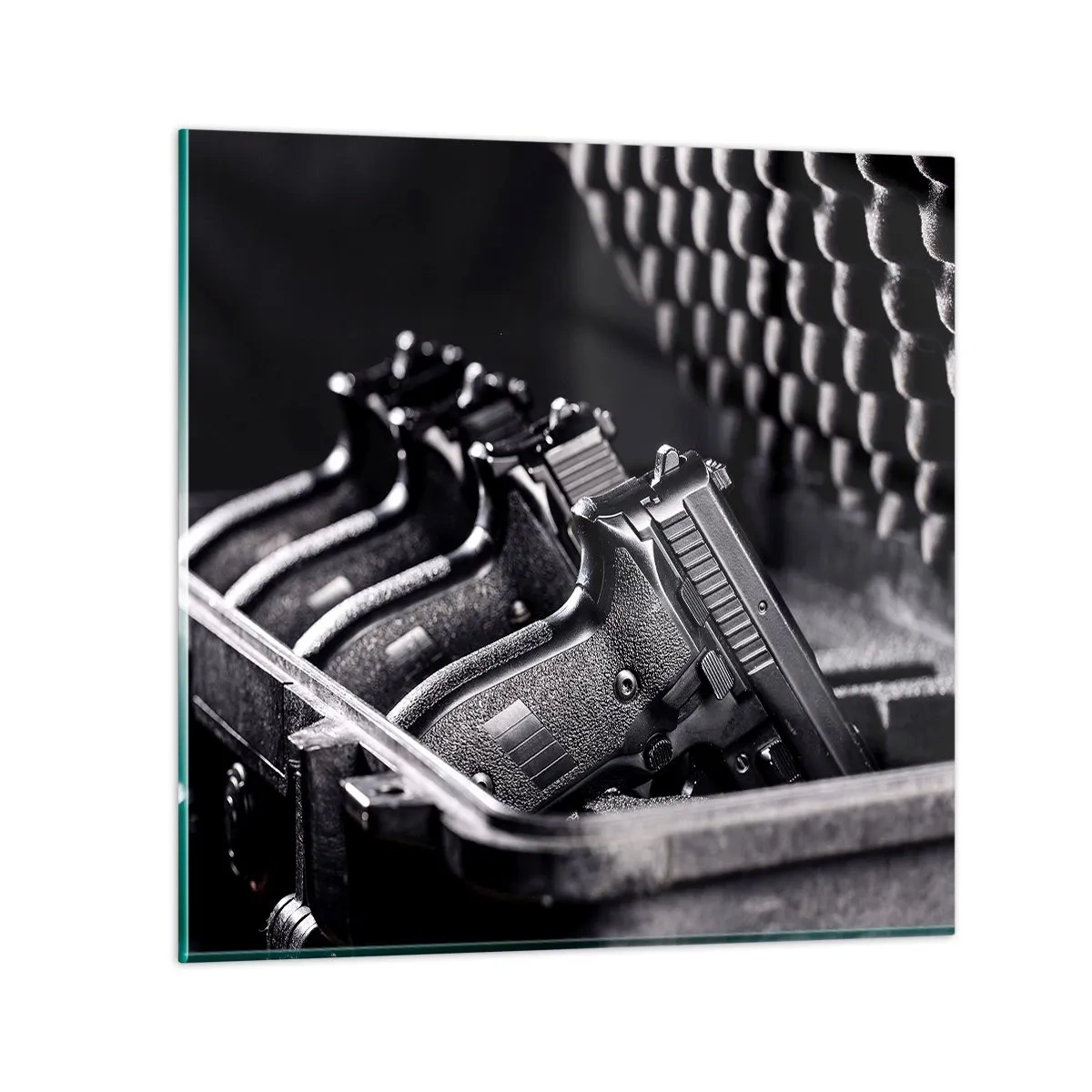 Cuadro sobre vidrio - Impresiones sobre Vidrio - ¡Fuego! - 40x40 cm