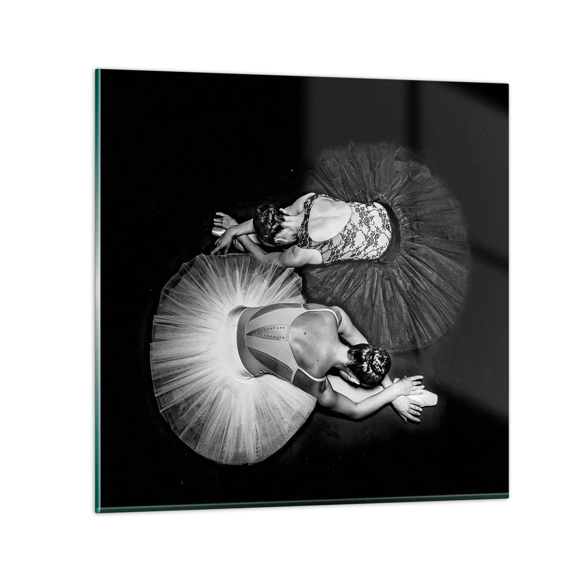 Cuadro sobre vidrio - Impresiones sobre Vidrio - Yin y yang: el equilibrio perfecto - 70x70 cm