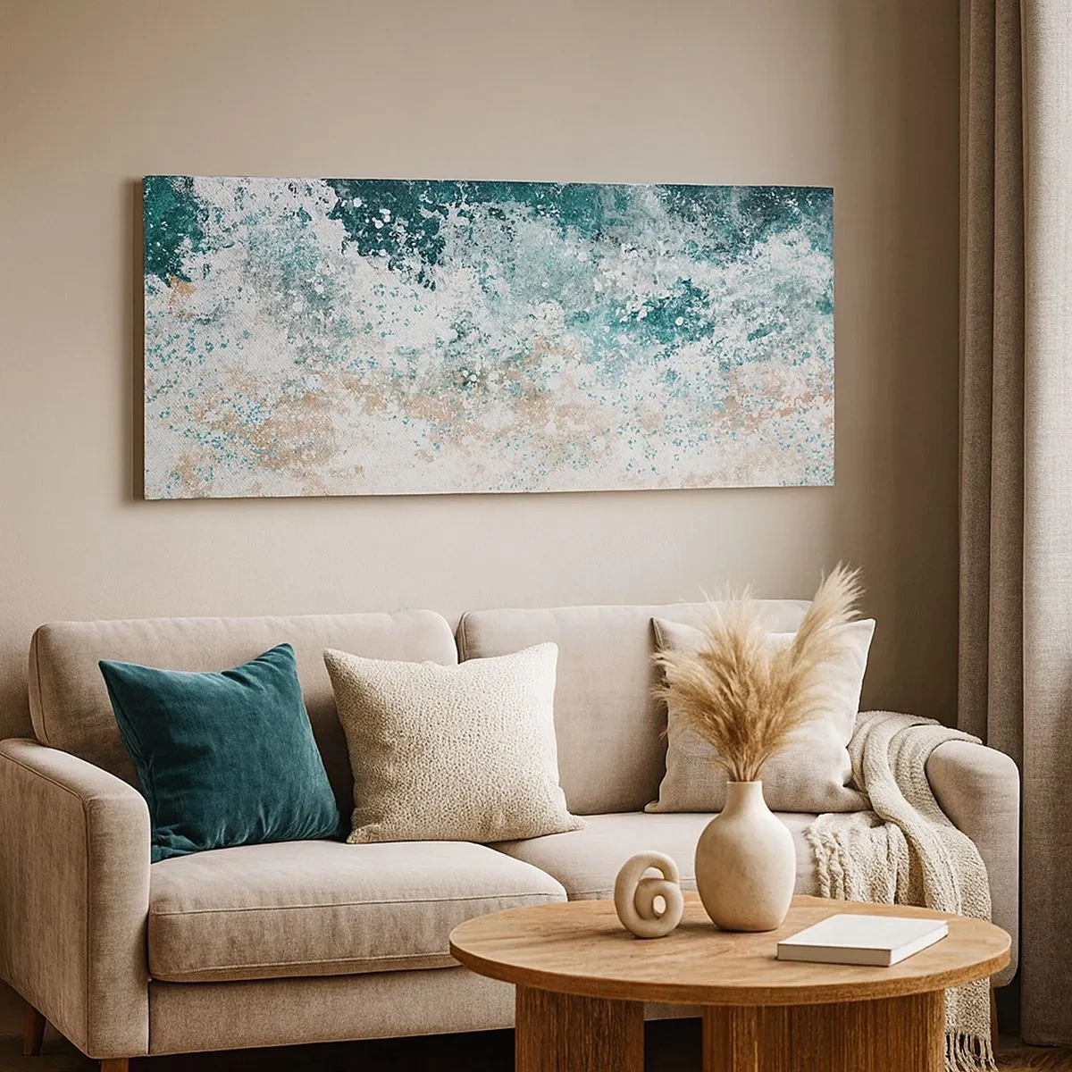 Cuadro sobre lienzo - Impresión de Imagen - Historias del mar - 100x40 cm