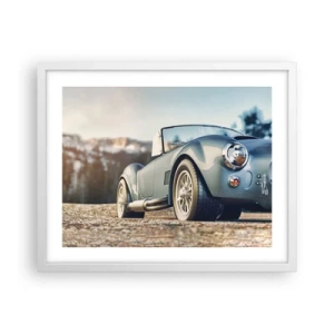 Póster en marco blanco - Porque el estilo importa - 50x40 cm