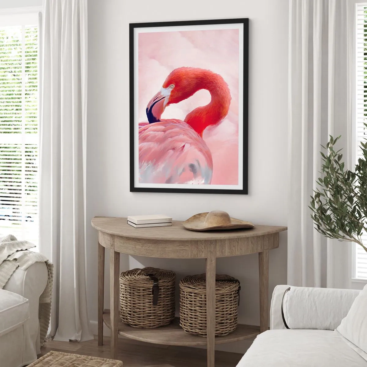 Póster en marco negro - La belleza de las aves - 61x91 cm