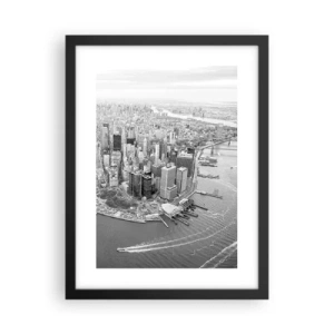 Póster en marco negro - ¿Cómo no amar este lugar? - 30x40 cm