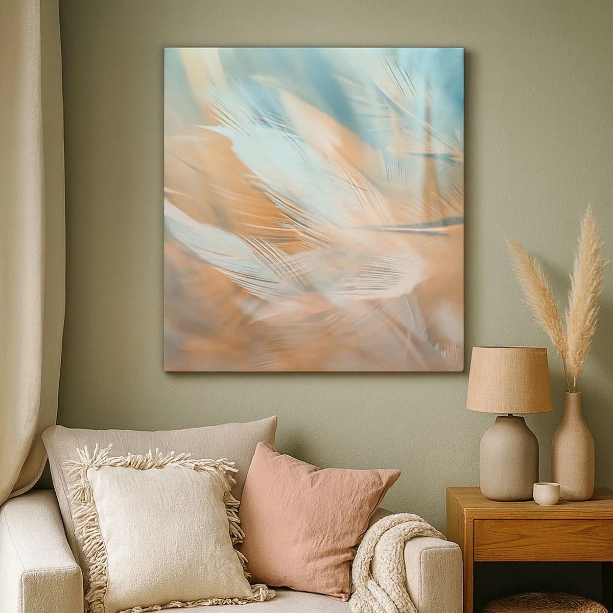 Cuadro sobre lienzo - Impresión de Imagen - En la tierra de la suavidad - 30x30 cm