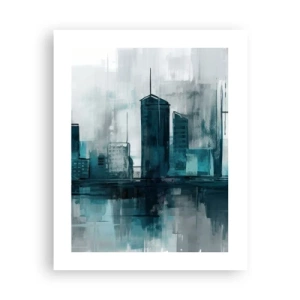 Póster - Ciudad color lluvia - 40x50 cm