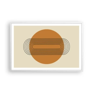 Póster en marco blanco - El plan perfecto - 91x61 cm